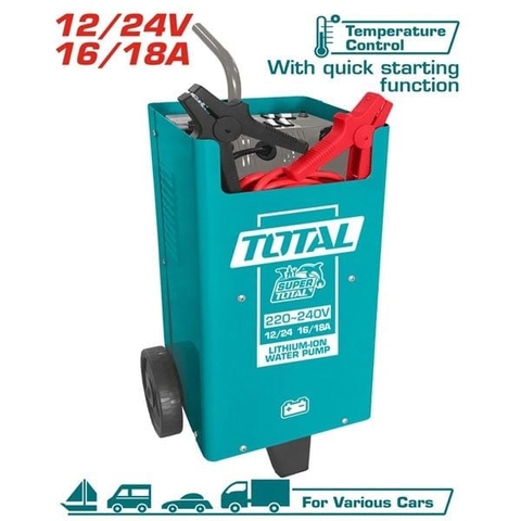 Máy Sạc Bình 12/24V Total TBC2201