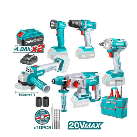 Bộ Combo 5 Máy Dùng Pin 20V Ngành Xây Dựng Total