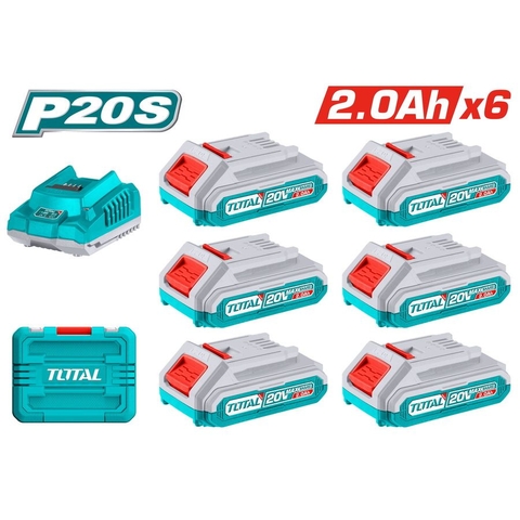 Bộ 6 Pin Và 1 Sạc P20S Total TFBCLI2062