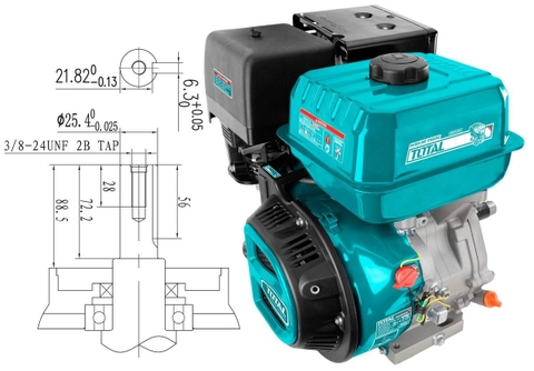 Động Cơ Nổ Dùng Xăng 13HP Total
