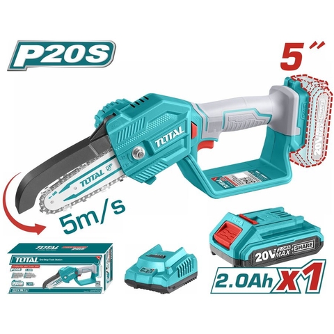 Máy Cưa Xích 5 Inch Dùng Pin 20V Total