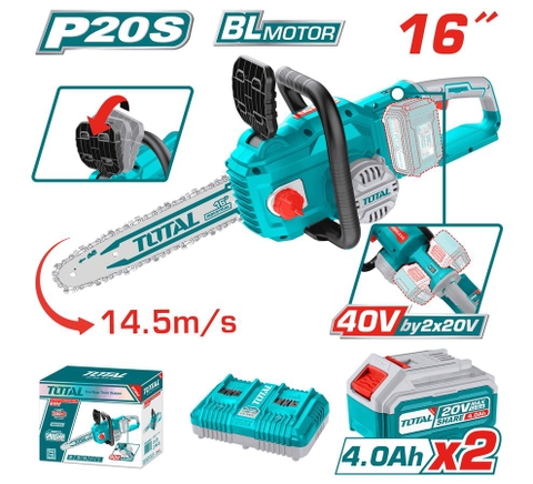 Máy Cưa Xích Dùng Pin 40V Total