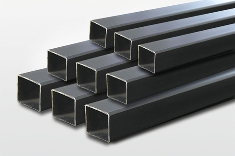 Thép Hộp Vuông Đen Hòa Phát, Tiêu Chuẩn SS400, Kích Thước 30x30-100x100mm Và 30x60-50x100mm, Dày 2.0-10.0mm, Dài 6m/Cây, Nặng 14.16-169.56Kg/Cây