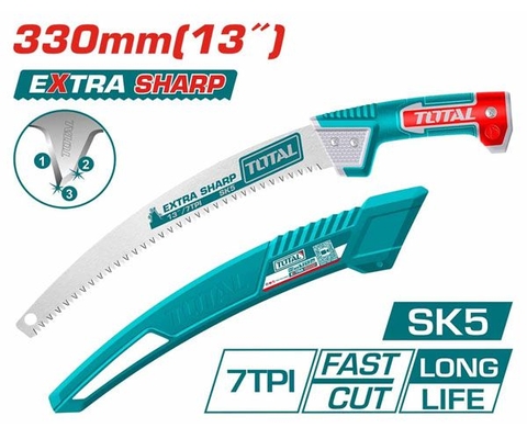 Cưa Cắt Cành Lưỡi Cong 13 Inch/330mm Total