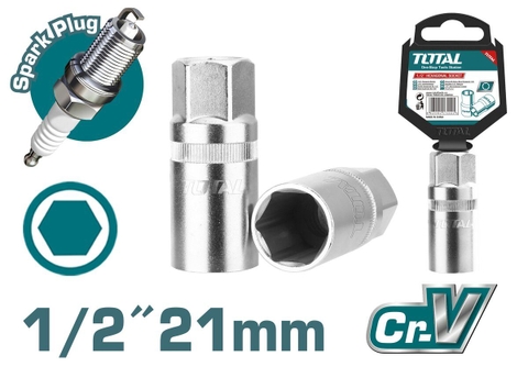 Đầu Tuýp Lục Giác 1/2 Inch X 21mm Mở Bugi Total