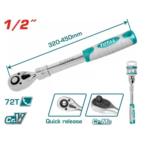 Cần Siết Đầu 1/2 Inch Dài 320-450mm Total