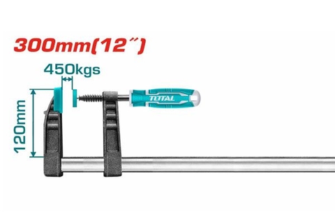 Kẹp Chữ F 120x300mm Total