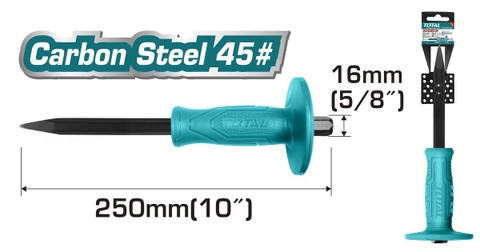Đục Bê Tông Mũi Nhọn 4x250mm Total