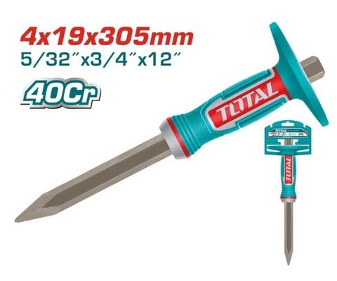 Đục Bê Tông Mũi Nhọn 4x19x305mm Total