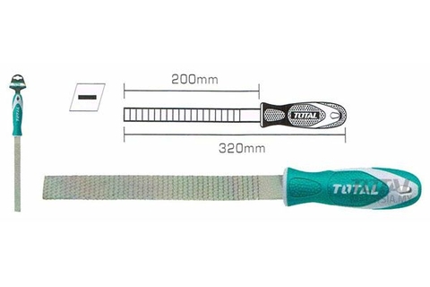 Giũa Gỗ Dẹp 200mm Total