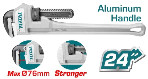 Mỏ Lết Răng 24 Inch/ 600mm Tay Cầm Nhôm Total