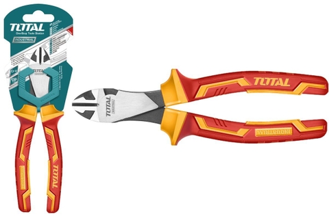 Kìm Cắt Công Nghiệp Nặng Cách Điện 1000V 180mm Total