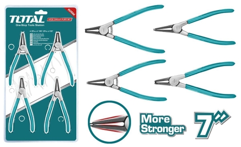 Bộ Kìm Mở Phe 4 Chi Tiết 7 Inch/ 180mm Total