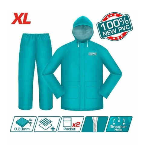 Bộ Đồ Đi Mưa Size Xl Total THTRS031.XL