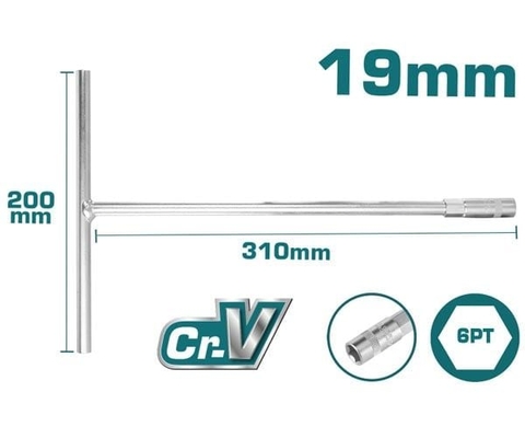 Cần Siết Chữ T 19mm Total