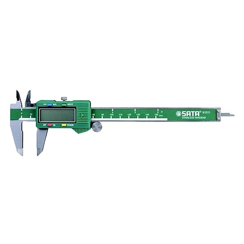 0–300mm Thước Cặp Điện Tử Thép Không Gỉ 0.01mm SATA 91513