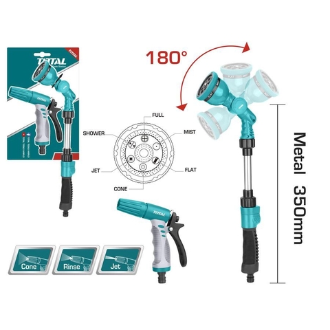 Bộ 2 Đầu Phun Nước Total THWSK0201