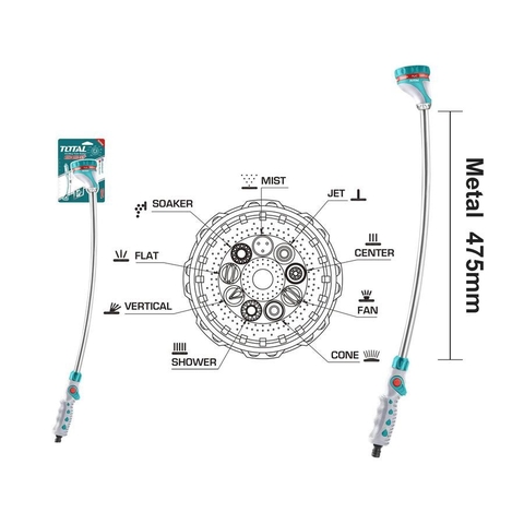 Đầu Phun Tưới Nước Dài 70cm Total