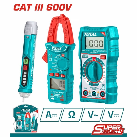 Bộ 3 Dụng Cụ Kiểm Tra Điện Total
