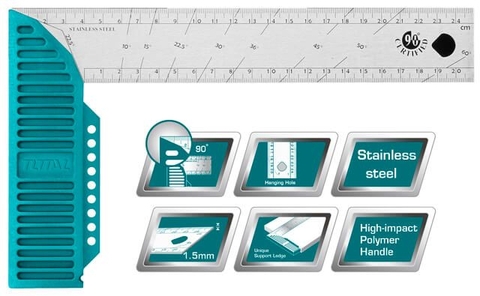 Thước Ke Góc Vuông 300mm Total TMT61126