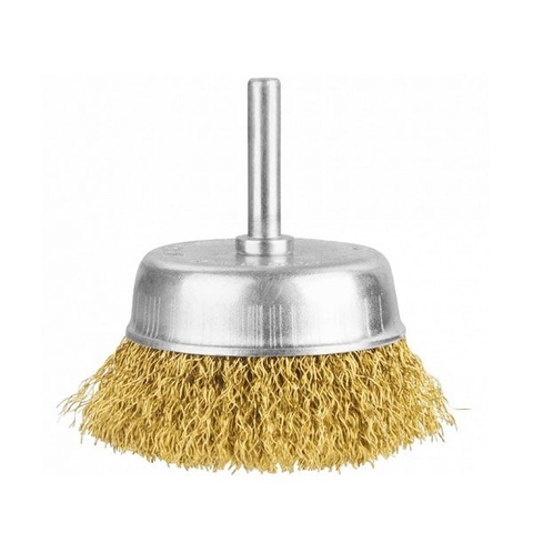 Chén Cước Đánh Gỉ Bằng Thau 50mm Có Cán Total