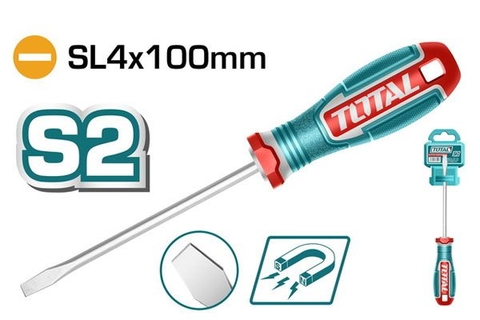 Tua Vít Dẹp Sl4x100mm Total