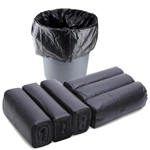 Bao Rác Cỡ Cực Đại Đen, 78x92 cm, 2 Cuộn/Gói, 1Kg/Gói, 12 Gói/Thùng