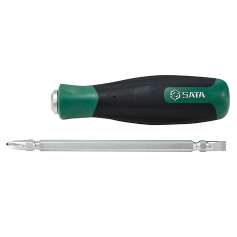 214.5mm / #1&5×100mm Tua Vít 2 Đầu Thép S2 Mạ Crom Có Nam Châm SATA 66203