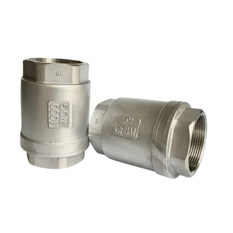 Van Một Chiều Lò Xo Ren Inox 304 DGV DG1120, DN15 Đến DN50, 21mm Đến 60mm, Bạc