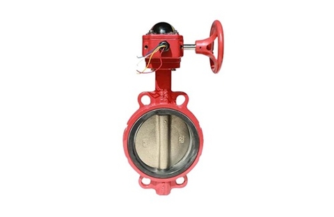 Van Bướm Tín Hiệu DGV DG1109, DN50 Đến DN300, 60mm Đến 324mm, Đỏ