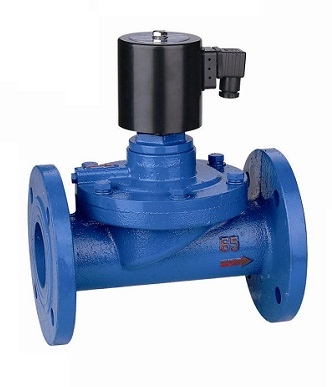 Van Điện Từ Mặt Bích DGV DG1118, DN50 Đến DN300, 60mm Đến 324mm, Xanh Dương