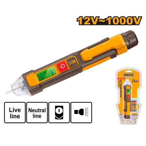 Bút Dò Điện Áp Ac Không Tiếp Xúc Dòng Điện 12v~1000v INGCO