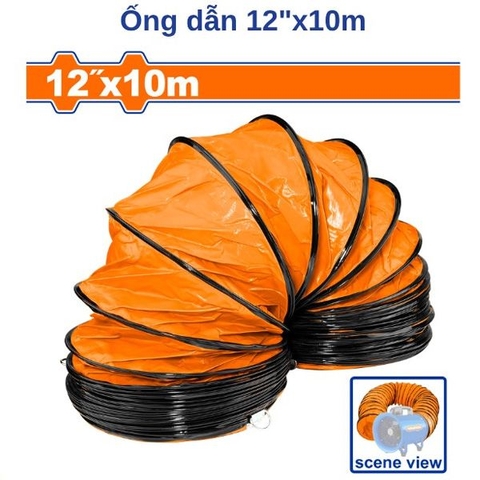 Ống Dẫn 12 Inch Dài 10m Cho Quạt Hướng Trục WADFOW