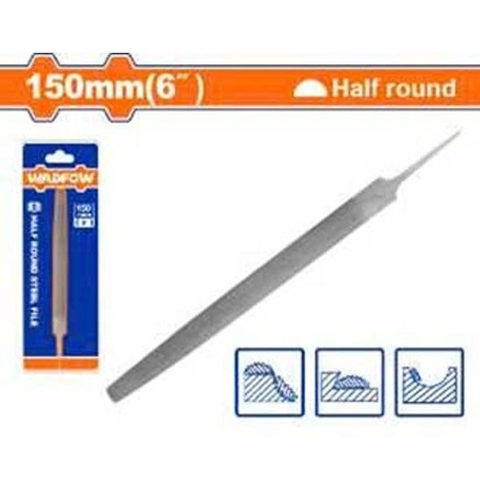 Giũa Thép Bán Nguyệt 6 Inch/ 150mm WADFOW