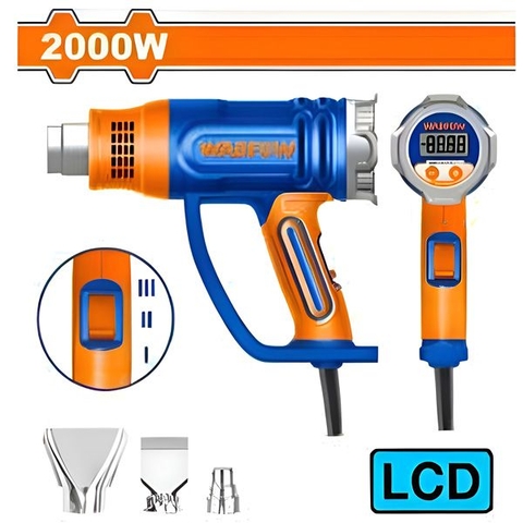 Máy Khò Hơi Nóng 2000W Màn Hình LCD WADFOW