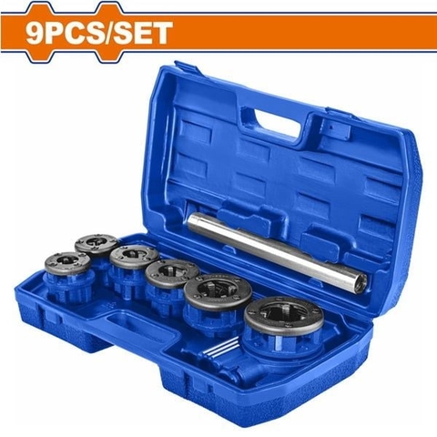 Bộ 9 Cây Ren Ống BSPT 1/4-1-1/4 Inch WADFOW