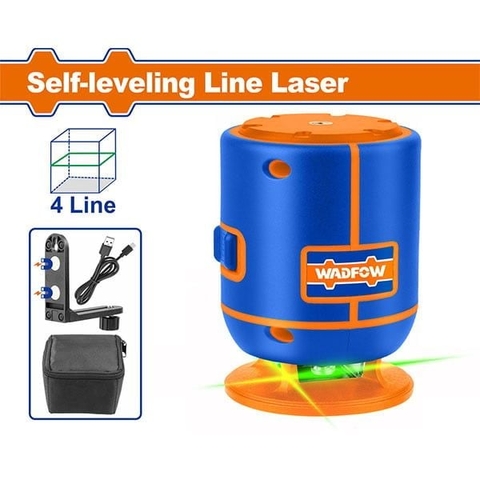 Máy Cân Mực Laser 2 Tia Xanh 0-30m WADFOW