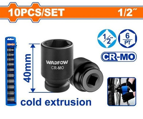 Bộ 10 Đầu Tuýp 1/2 Inch WADFOW