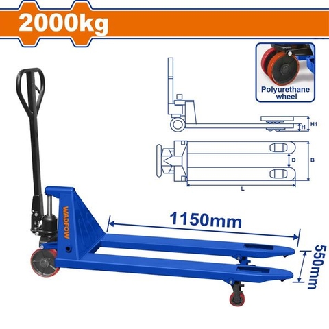 Xe Nâng Tay 2 Tấn WADFOW