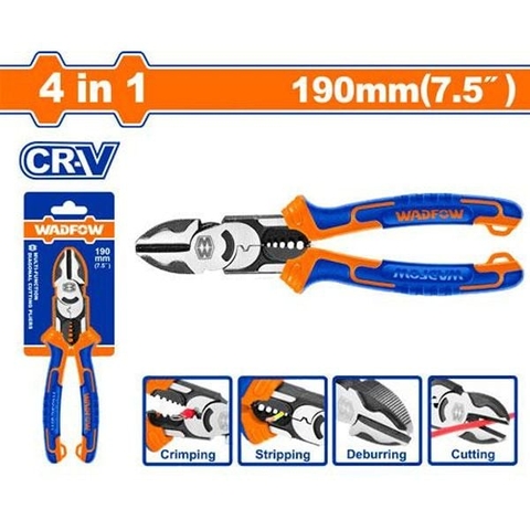 Kìm Cắt Đa Năng 4 Trong 1 WADFOW WPL3778
