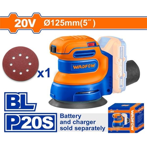 Máy Chà Nhám Dùng Pin 20v-125mm WADFOW