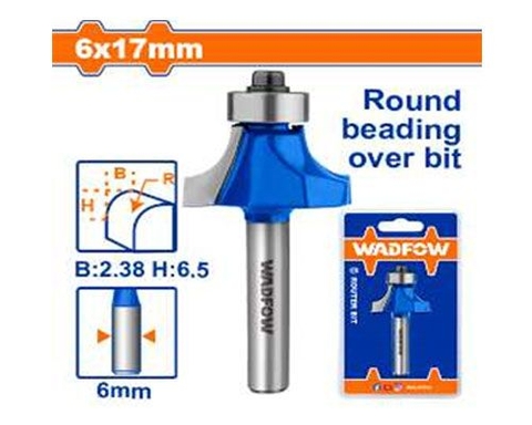 Mũi Phay Gỗ Vát Mép 6x6x19mm WADFOW