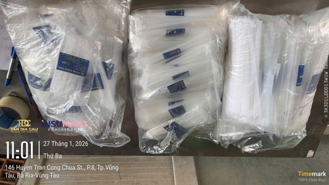 Dây Rút Nhựa LH Plastic, Bản Rộng 3mm-8mm, Chiều Dài 100mm-500mm, Màu Trắng, Quy Cách 100-1000 Sợi/Bịch