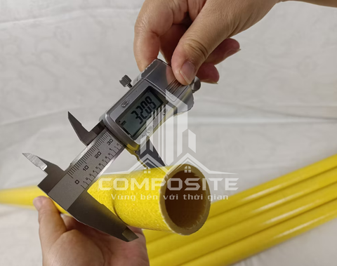 Ống tròn composite sợi thủy tinh