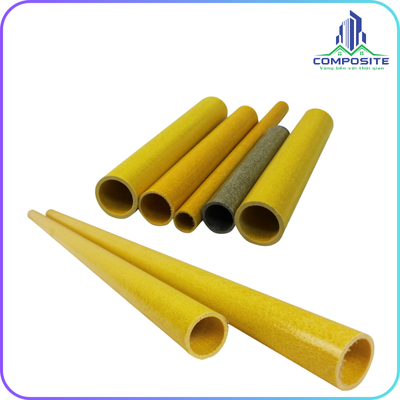 Ống tròn composite sợi thủy tinh