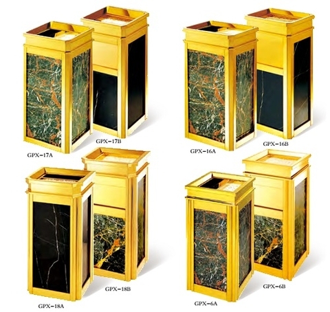 Thùng rác đá hoa cương thể hiện sự sang trọng và lịch sự