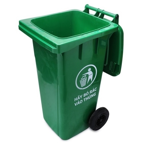 Thùng Rác Công Cộng 100 lít có bánh xe