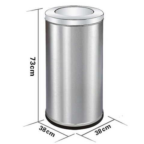 Thùng rác inox nắp lật A35-G