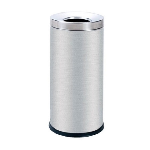 Thùng rác inox nắp lỗ tròn rất đẹp sang trọng A35-M