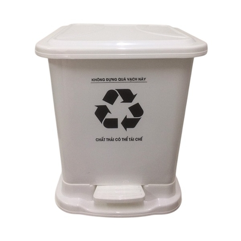 Thùng rác y tế 30 lít màu trắng